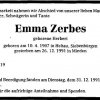 Herbert Emma 1907-1991 Todesanzeige